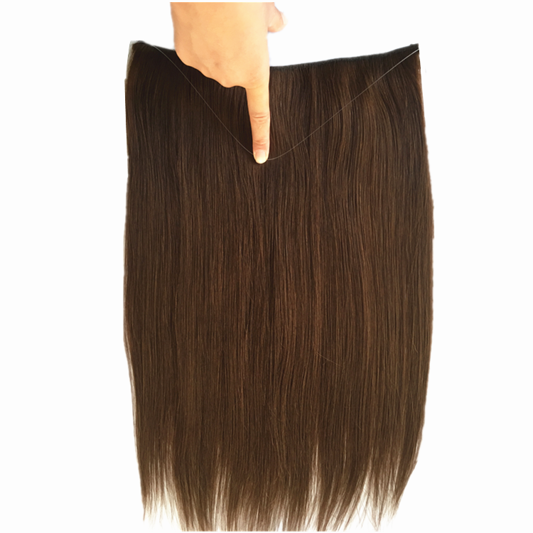 Halo Hair 2023 silk straight Virgin cuticle aligned popular balayage ombre human hair extensions